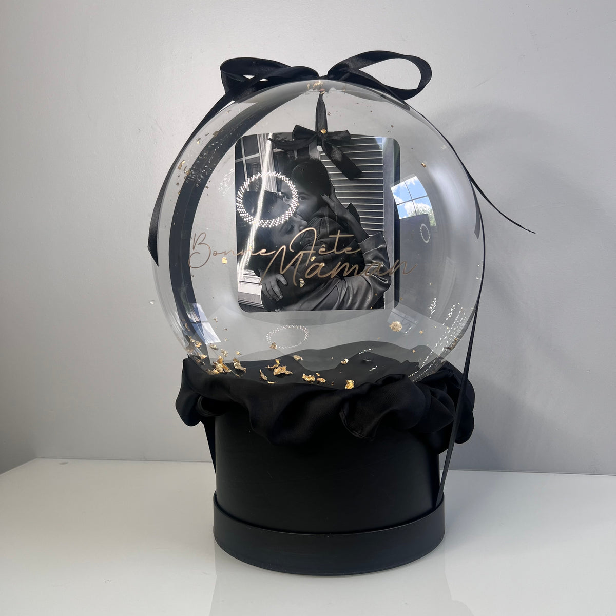 Ballon feuilles d'or